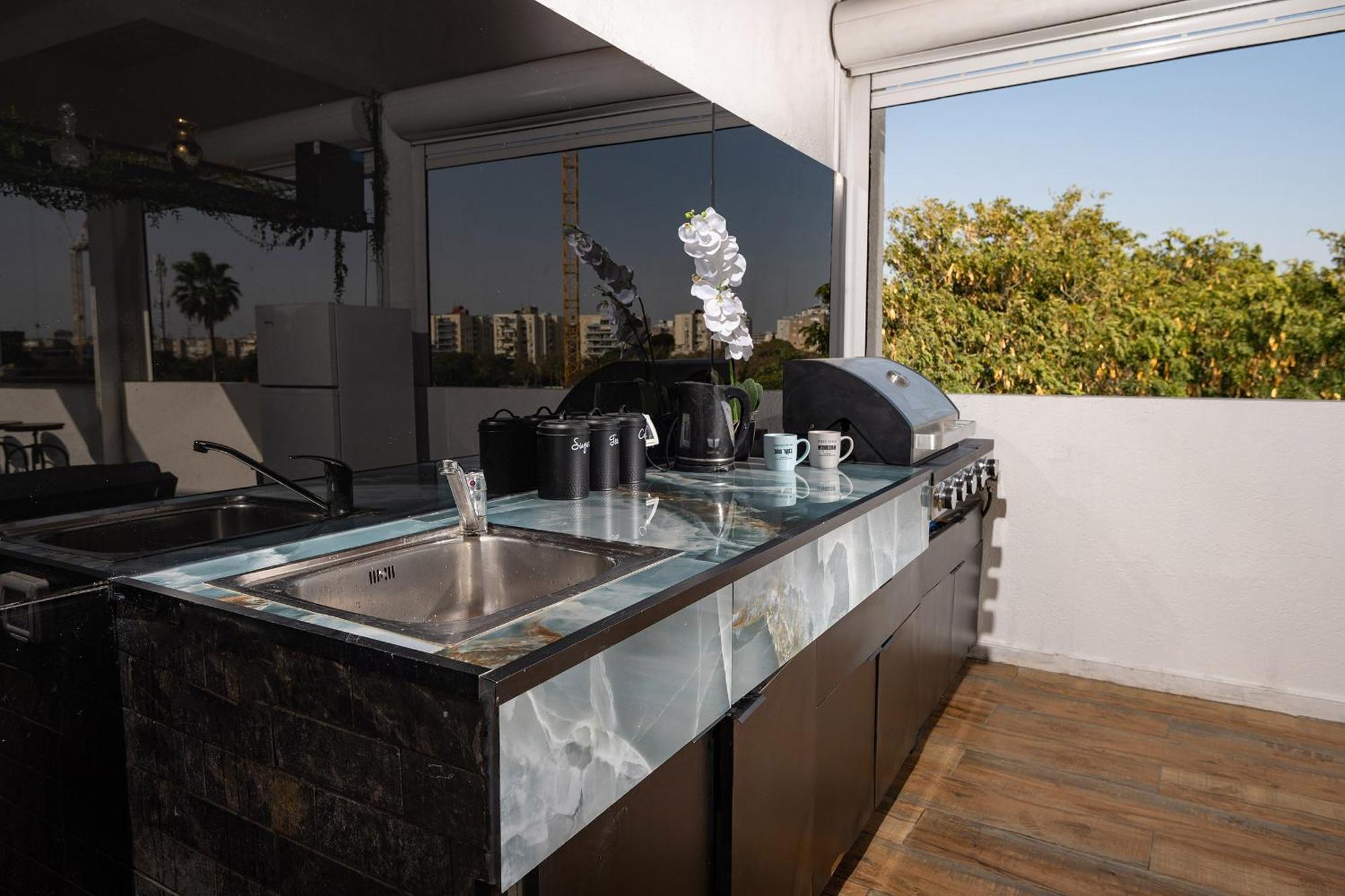Luxurious Penthouse In Tel Aviv With Pool Apartman Kültér fotó